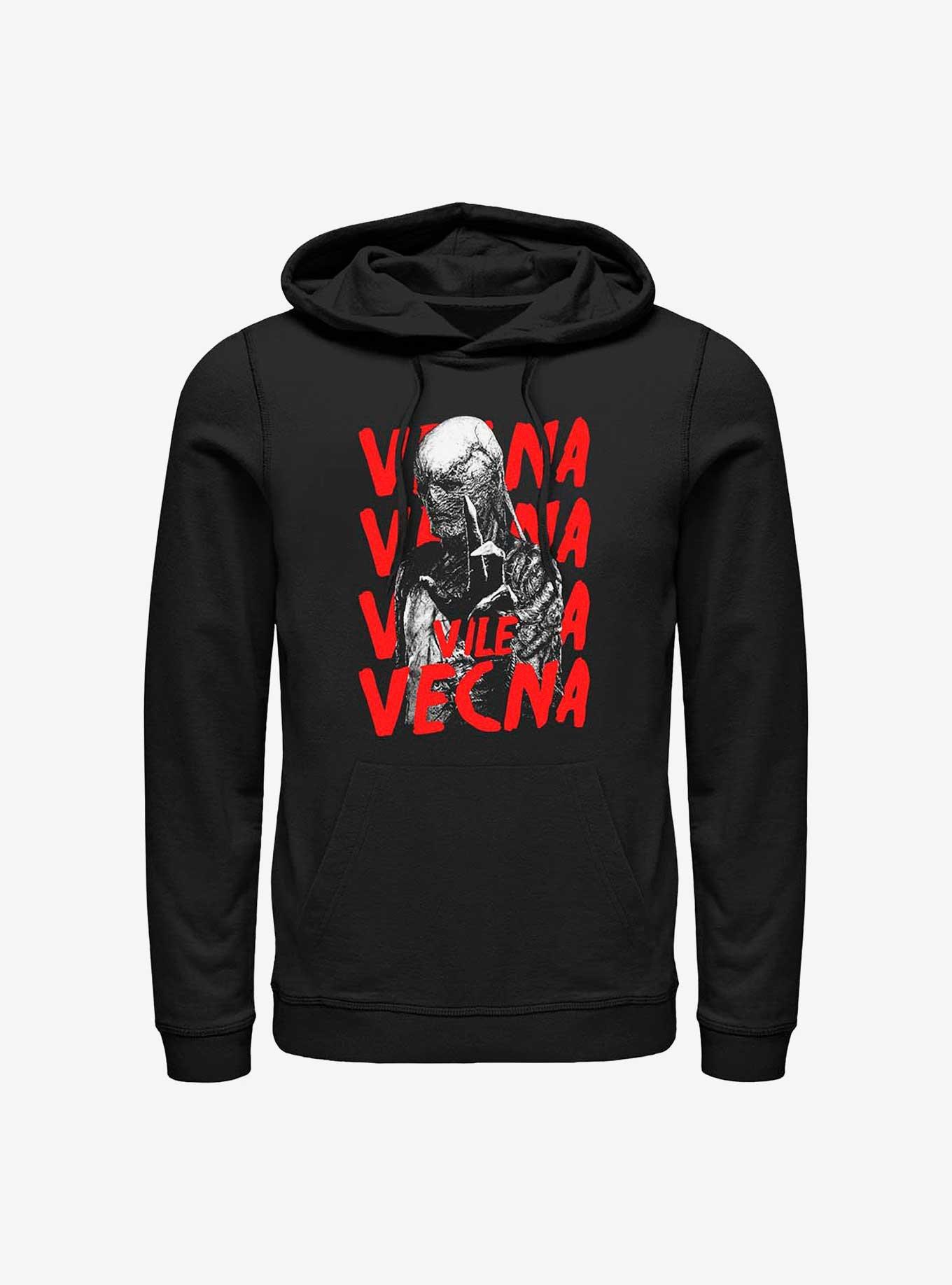 Stranger Things Vecna Horror Poster Hoodie, BLACK, hi-res