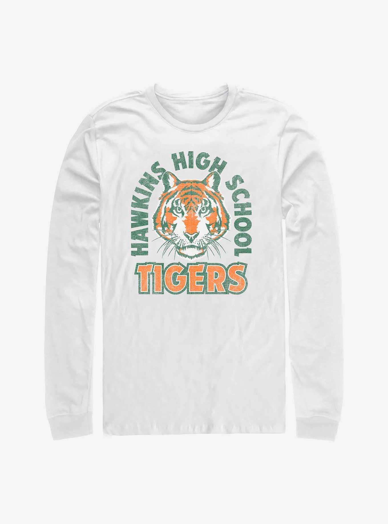 Stranger Things Hawkins High School Tigers Arch Long-Sleeve T-Shirt, , hi-res