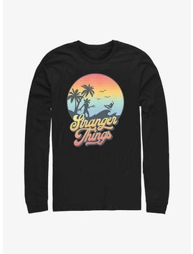 Stranger Things Retro Sun Logo Long-Sleeve T-Shirt, , hi-res