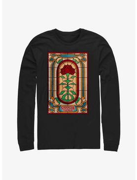 Stranger Things Stained Glass Door Long-Sleeve T-Shirt, , hi-res