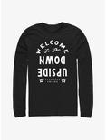 Stranger Things Welcome To The Upside Down Long-Sleeve T-Shirt, BLACK, hi-res