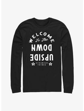 Stranger Things Welcome To The Upside Down Long-Sleeve T-Shirt, , hi-res