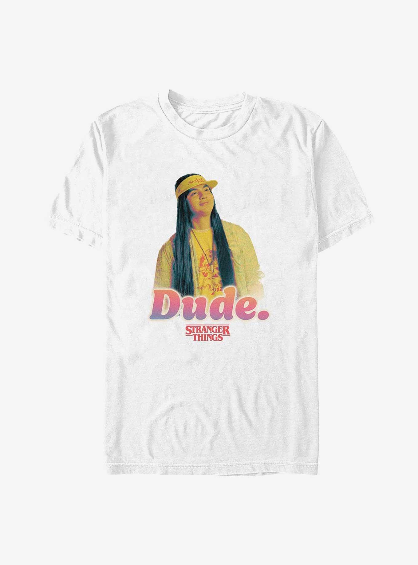 Stranger Things Argyle Dude T-Shirt, WHITE, hi-res