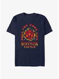 Stranger Things Fire And Dice T-Shirt, NAVY, hi-res