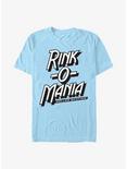 Stranger Things Rink O Mania Logo T-Shirt, LT BLUE, hi-res