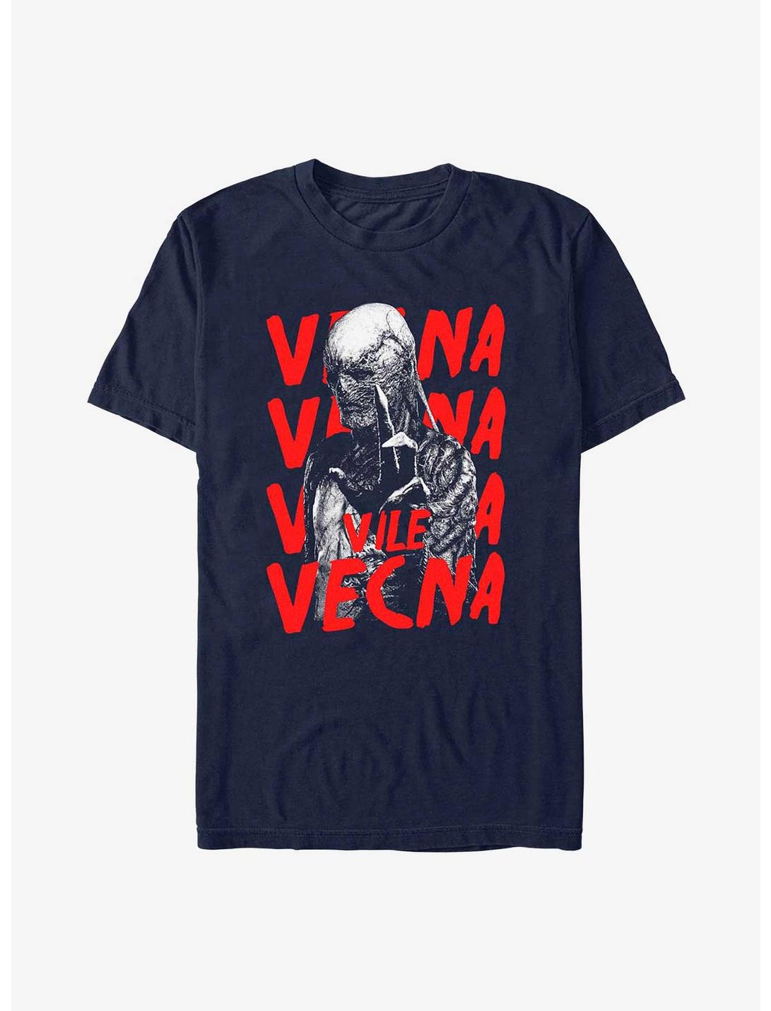 Stranger Things Vecna Horror Poster T-Shirt, NAVY, hi-res