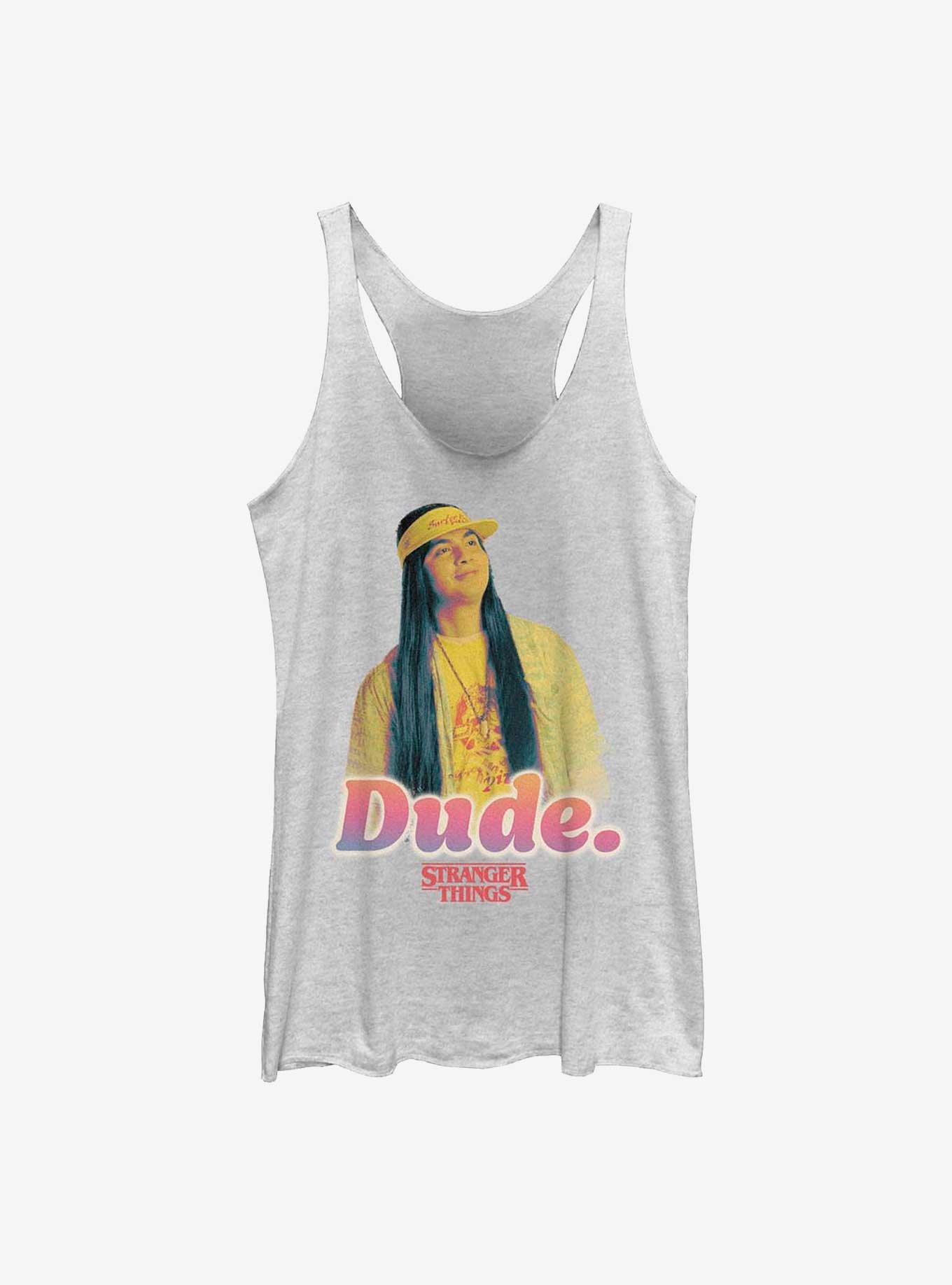 Stranger Things Argyle Dude Womens Tank Top, WHITE HTR, hi-res