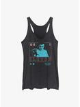 Stranger Things Eleven Infographic Womens Tank Top, BLK HTR, hi-res