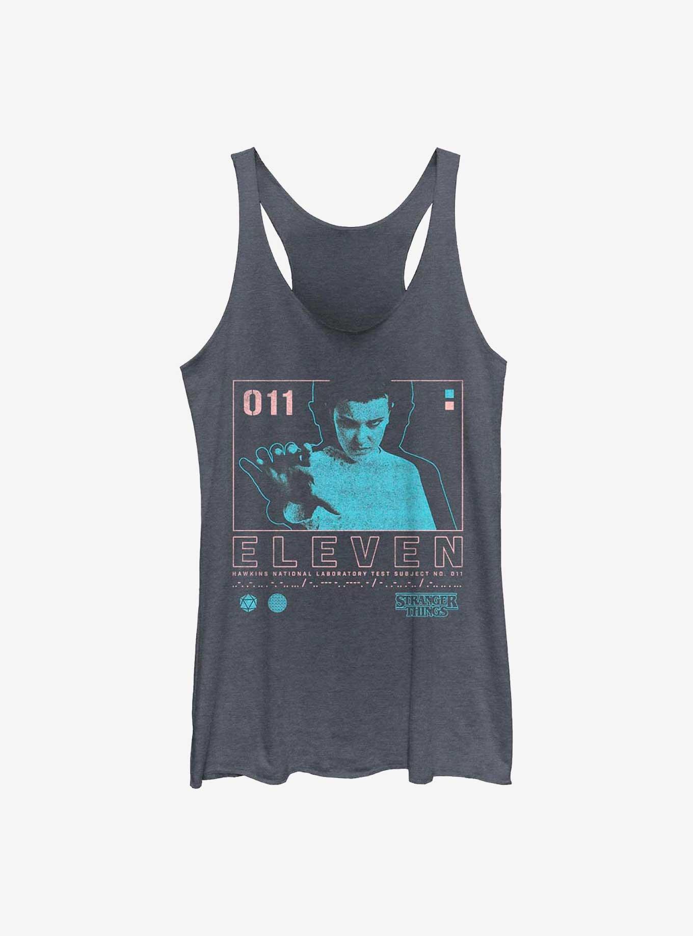 Stranger Things Eleven Infographic Womens Tank Top, , hi-res