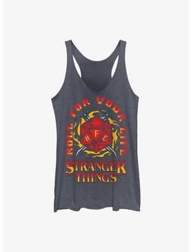 Stranger Things Fire And Dice Womens Tank Top, , hi-res