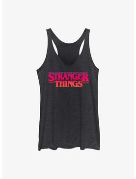 Stranger Things Grunge Logo Womens Tank Top, , hi-res