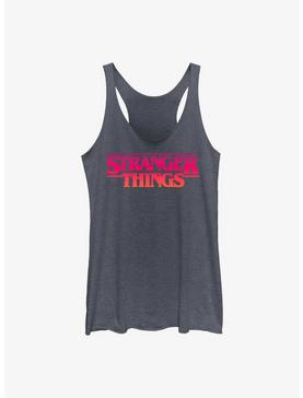 Stranger Things Grunge Logo Womens Tank Top, , hi-res