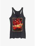 Stranger Things The Party Womens Tank Top, BLK HTR, hi-res