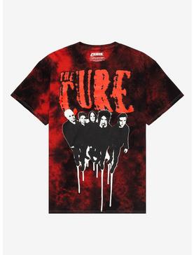 The Cure Group Shot Tie-Dye T-Shirt, , hi-res