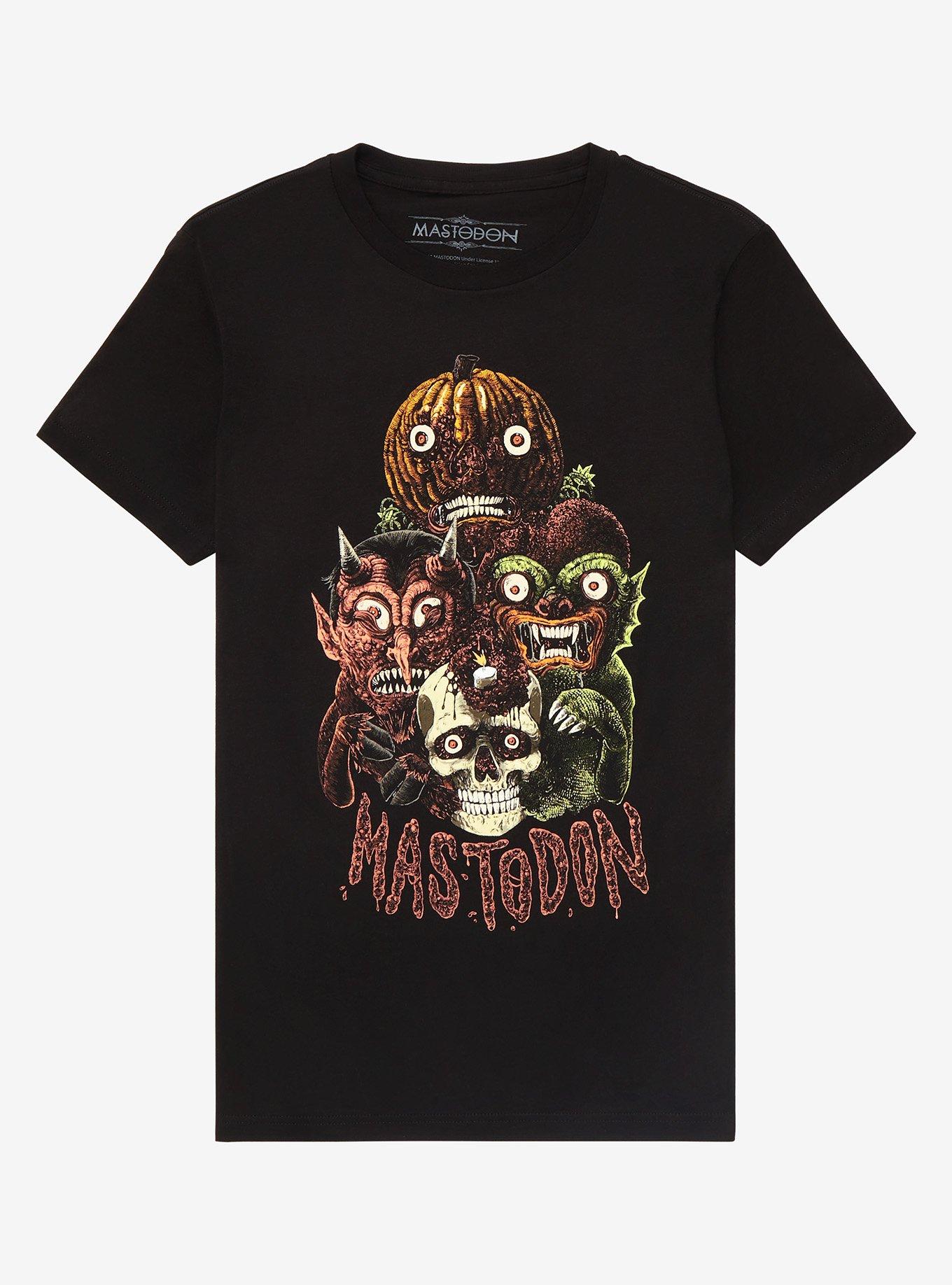 Mastodon Creepy Monsters T-Shirt, BLACK, hi-res