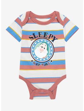 Disney Snow White and the Seven Dwarfs Sleepy Striped Infant One-Piece - BoxLunch Exclusive , , hi-res