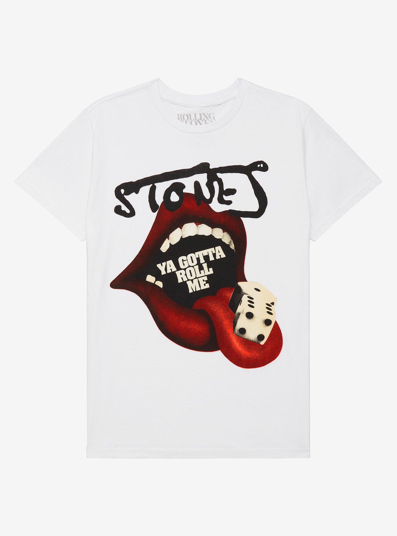 The Rolling Stones Tumbling Dice T-Shirt, BRIGHT WHITE, hi-res