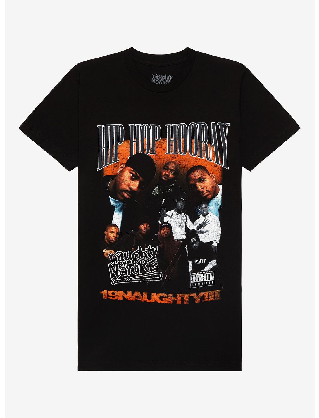 Naughty By Nature Photo Collage T-Shirt, BLACK, hi-res