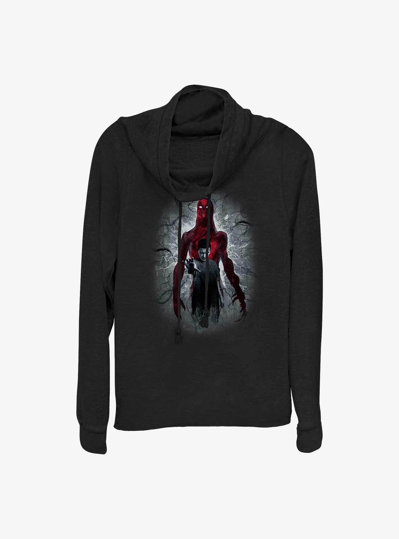 Stranger Things Vecna and Eleven Cowl Neck Long-Sleeve Top, , hi-res