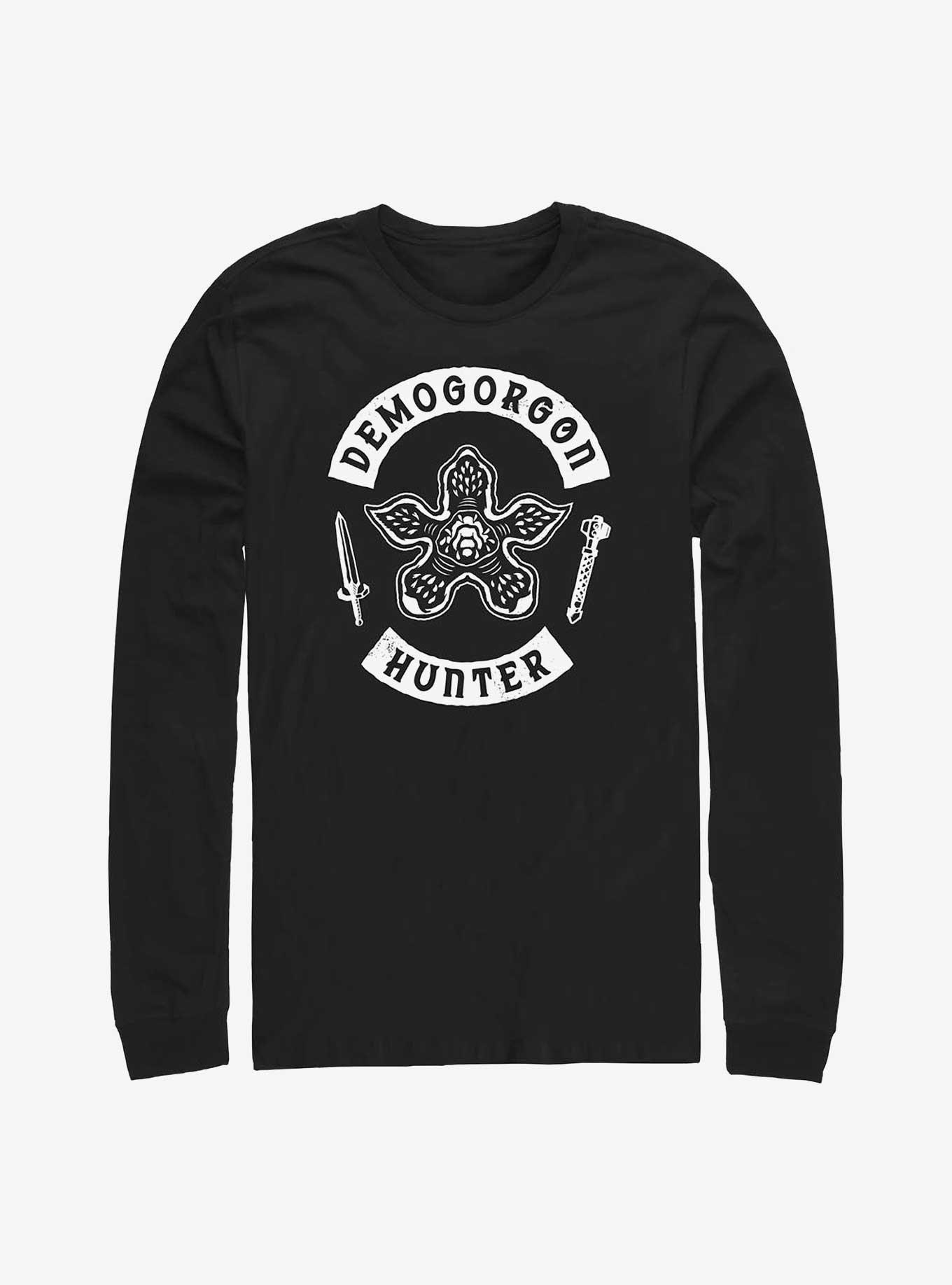 Stranger Things Demogorgon Hunter Long-Sleeve T-Shirt, , hi-res