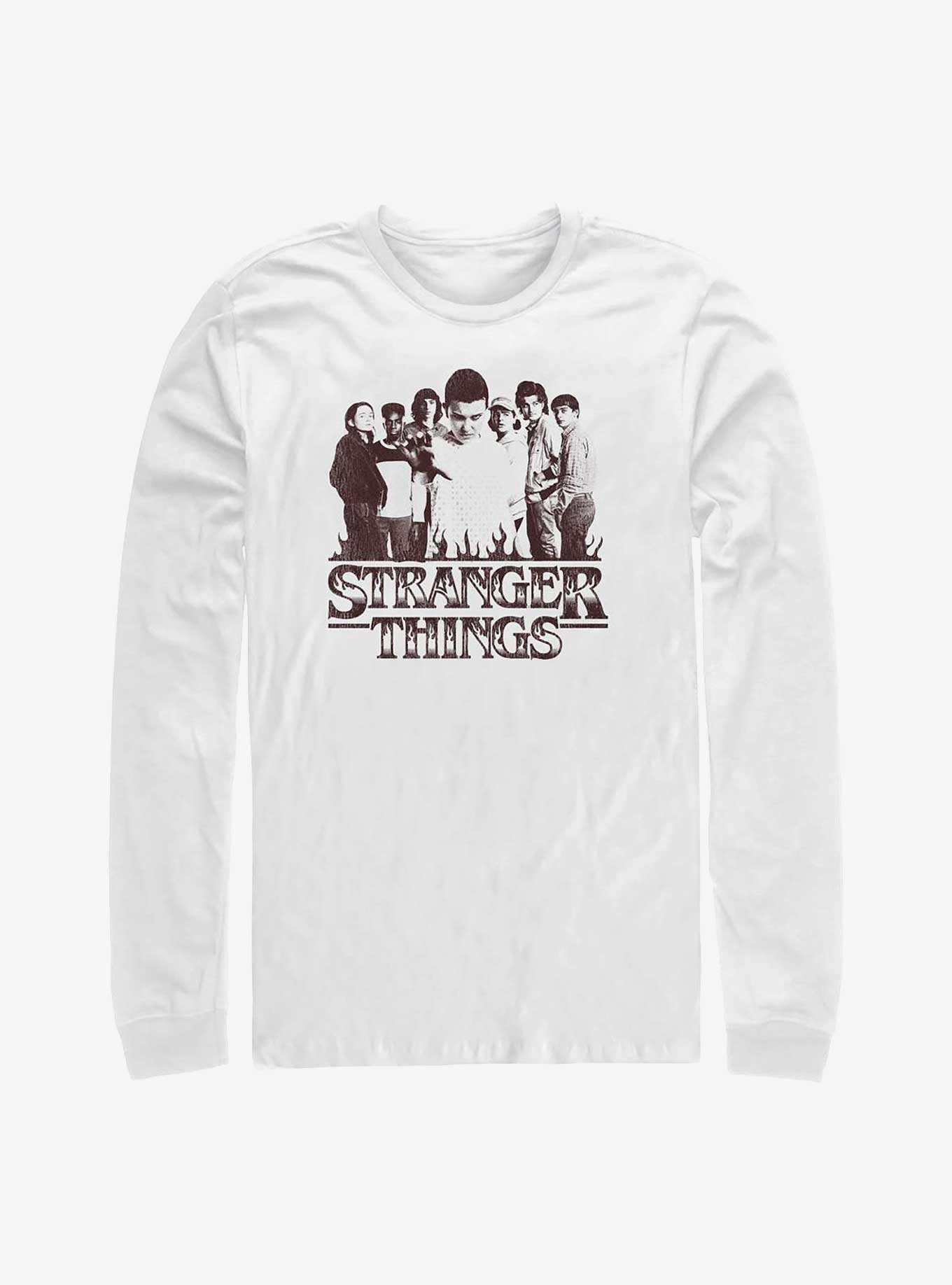 Stranger Things Group Focus Long-Sleeve T-Shirt, , hi-res