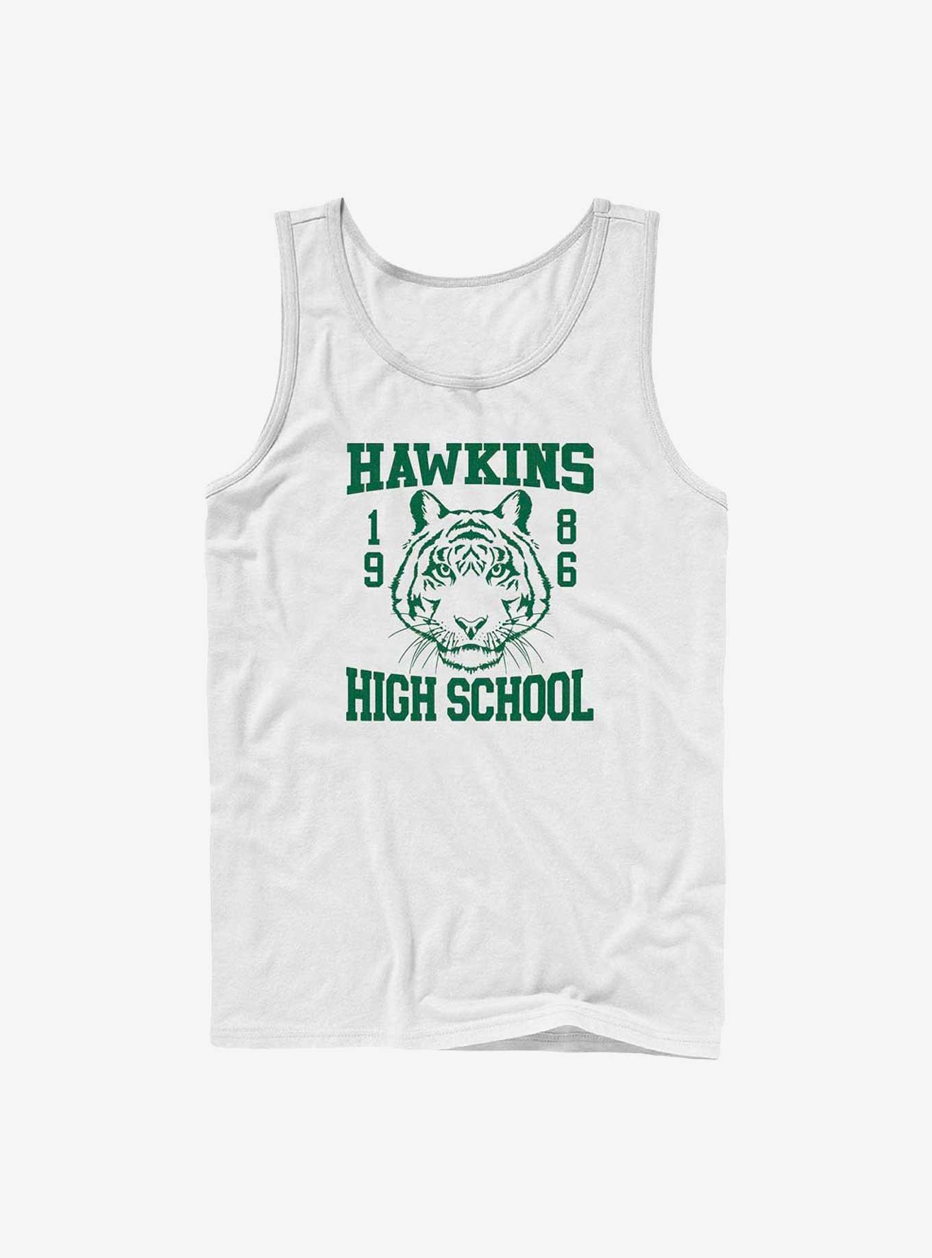 Stranger Things Hawkins 1986 Tank, WHITE, hi-res