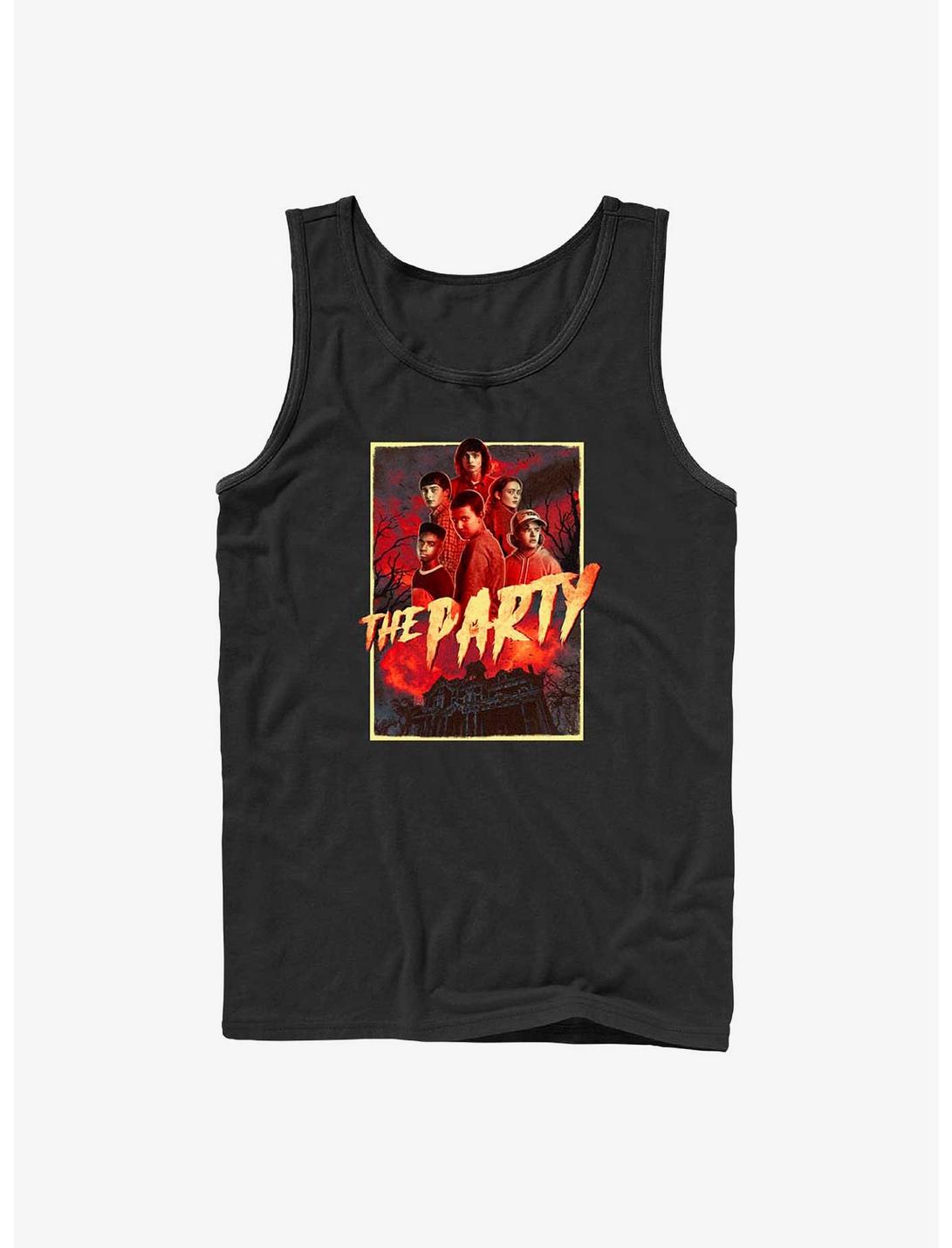 Stranger Things The Party Tank Top, BLACK, hi-res