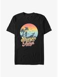 Stranger Things Retro Sun T-Shirt, BLACK, hi-res