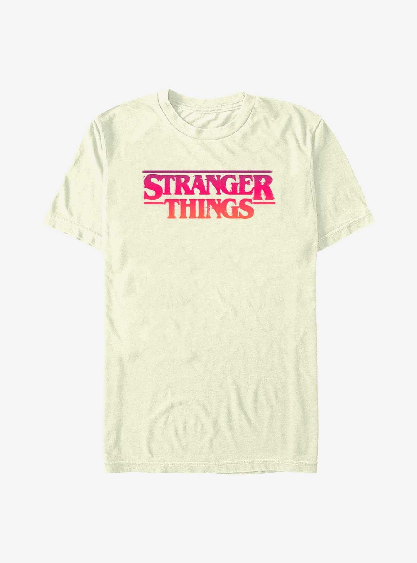 Stranger Things Logo T-Shirt - BEIGE/TAN | Hot Topic