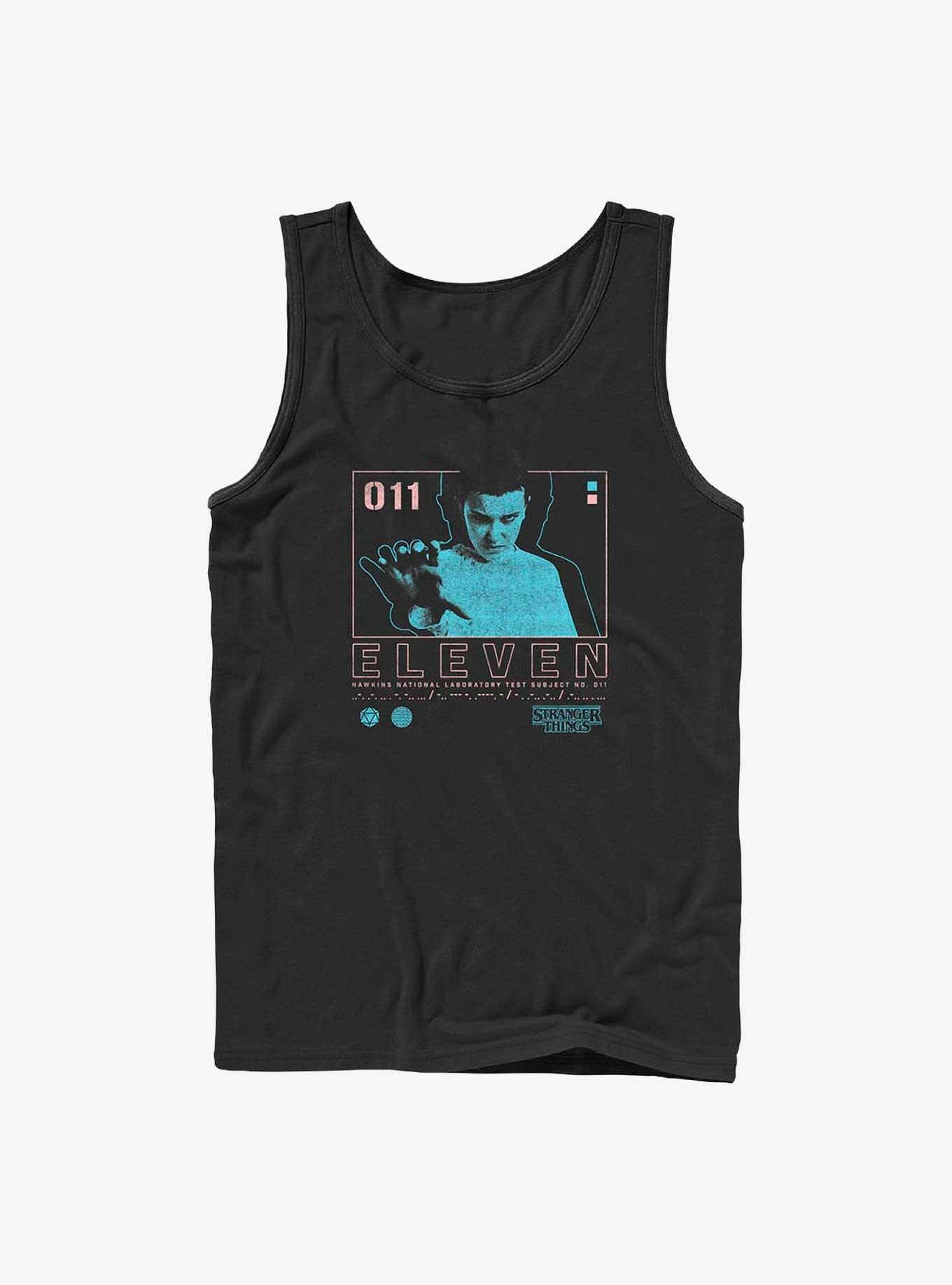 Stranger Things Eleven Infographic Tank, , hi-res