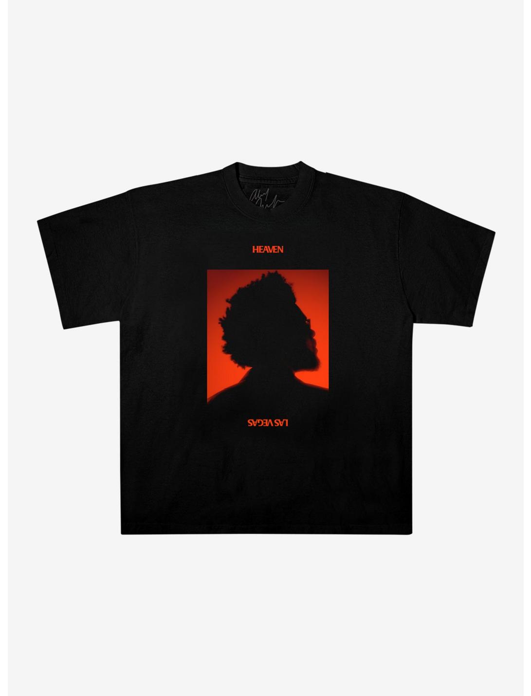 The Weeknd Heaven Or Las Vegas Profile T-Shirt, BLACK, hi-res