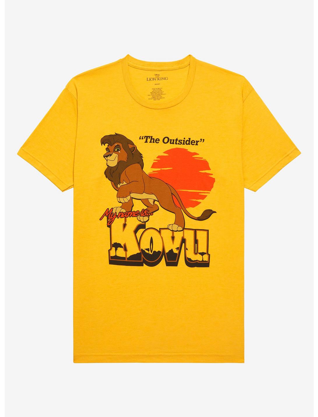 Disney The Lion King II: Simba's Pride Kovu T-Shirt - BoxLunch Exclusive, MUSTARD, hi-res