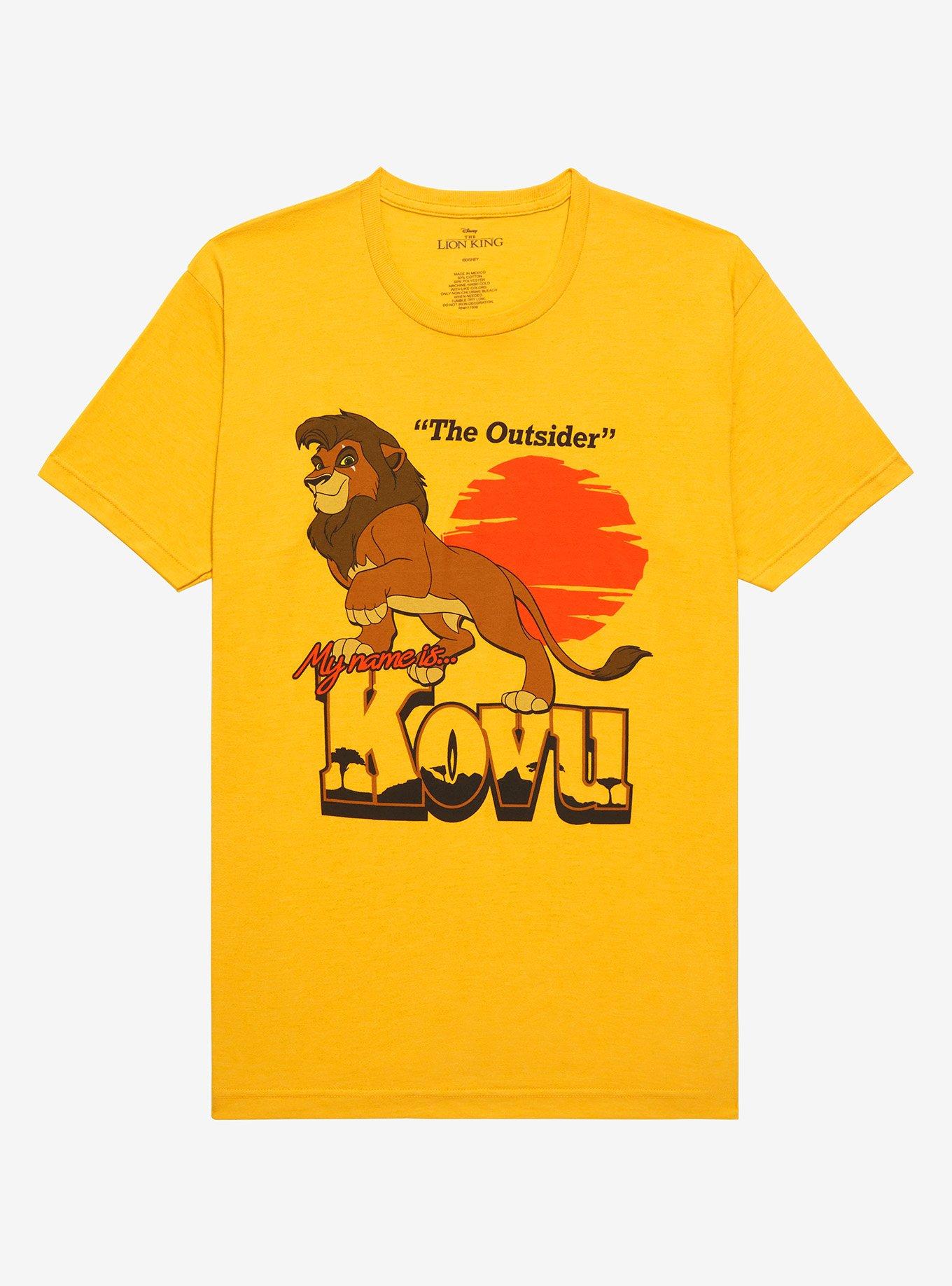 Disney The Lion King II: Simba's Pride Kovu T-Shirt - BoxLunch Exclusive, MUSTARD, hi-res