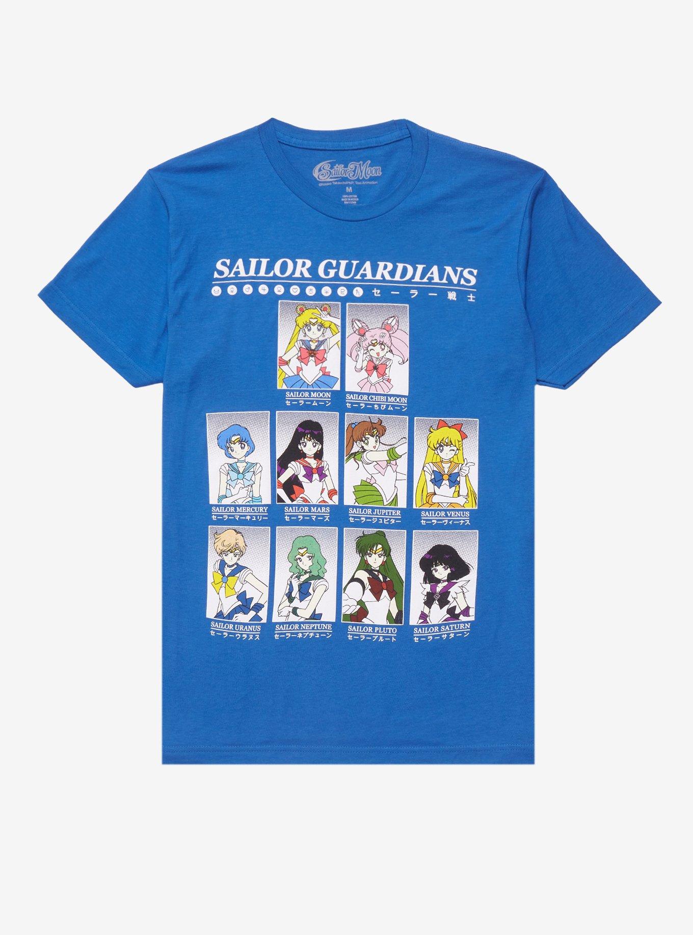 Sailor Moon Sailor Guardians Yearbook Photos T-Shirt - BoxLunch Exclusive, , hi-res