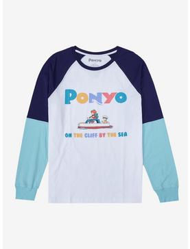 Studio Ghibli Ponyo Colorblock Raglan T-Shirt - BoxLunch Exclusive, , hi-res