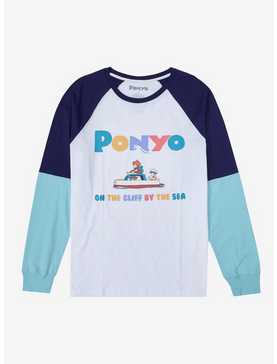 Studio Ghibli Ponyo Colorblock Raglan T-Shirt - BoxLunch Exclusive, , hi-res