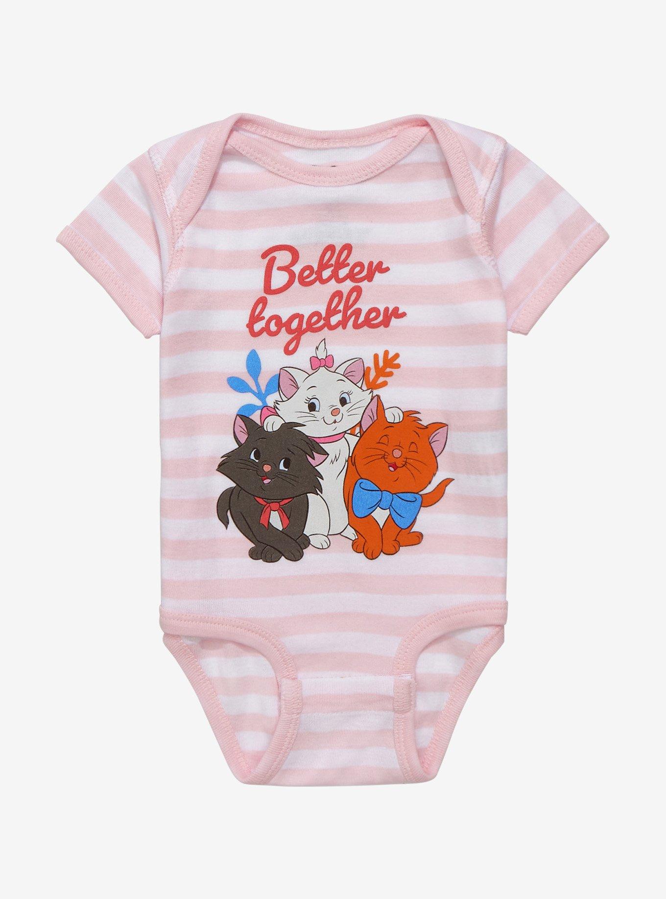 Disney The Aristocats Marie Newborn Baby Girls Bodysuit Pants And