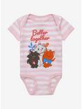 Disney The Aristocats Better Together Kitten Portrait Infant One-Piece - BoxLunch Exclusive , PINK STRIPE, hi-res