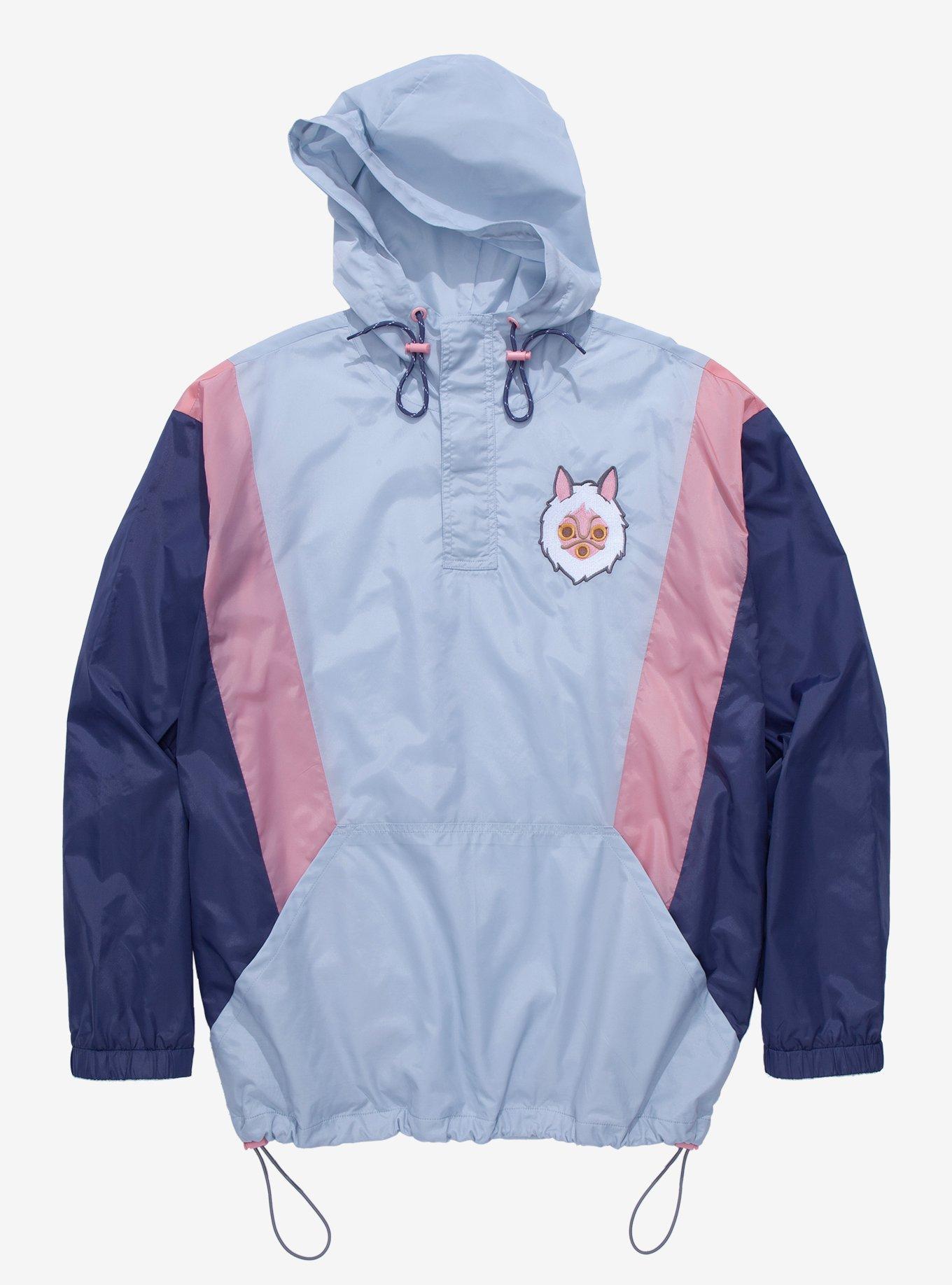 Studio Ghibli Princess Mononoke San Color Block Anorak Jacket