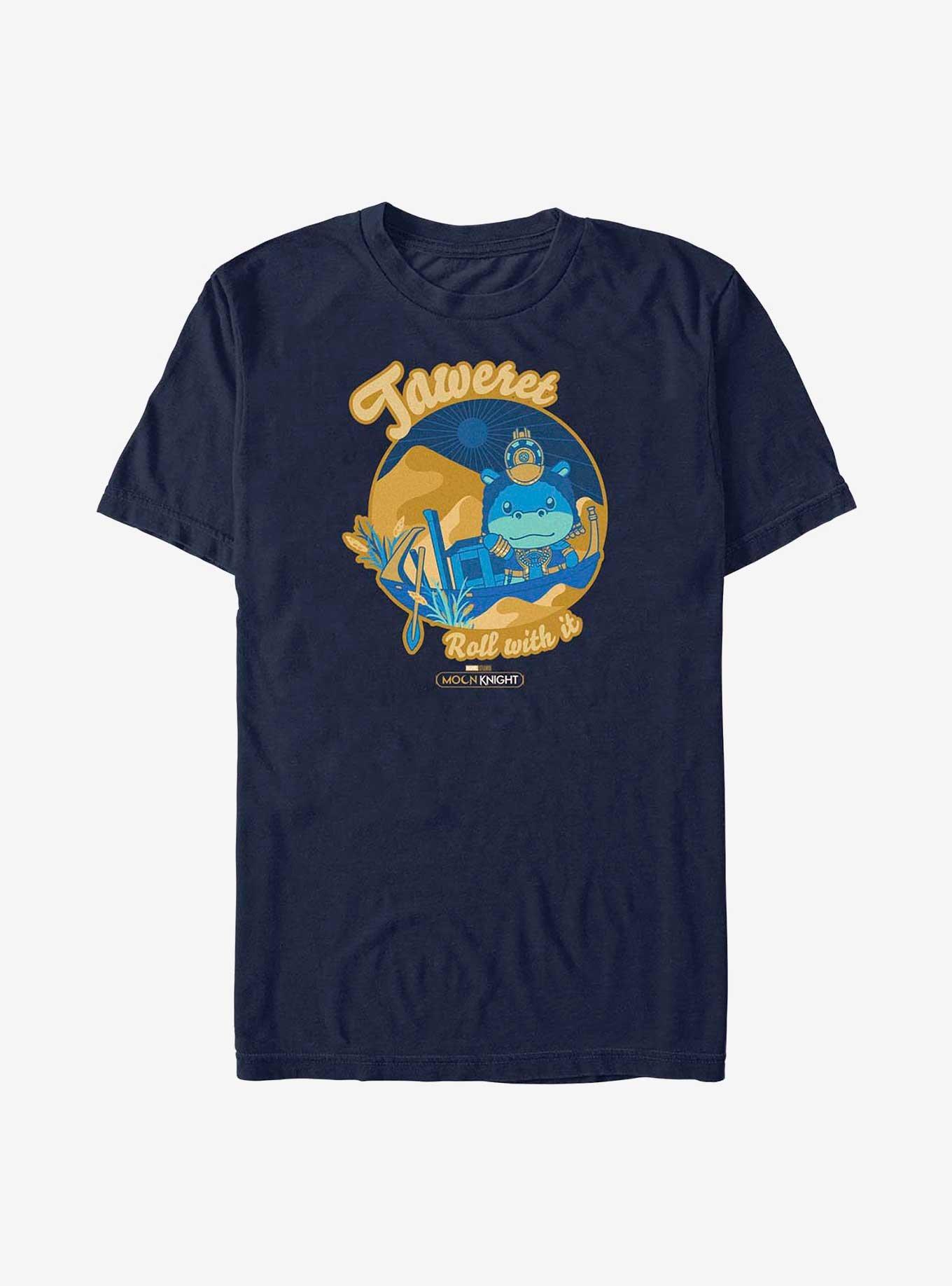 Marvel Moon Knight Tawaret Roll With It T-Shirt, NAVY, hi-res