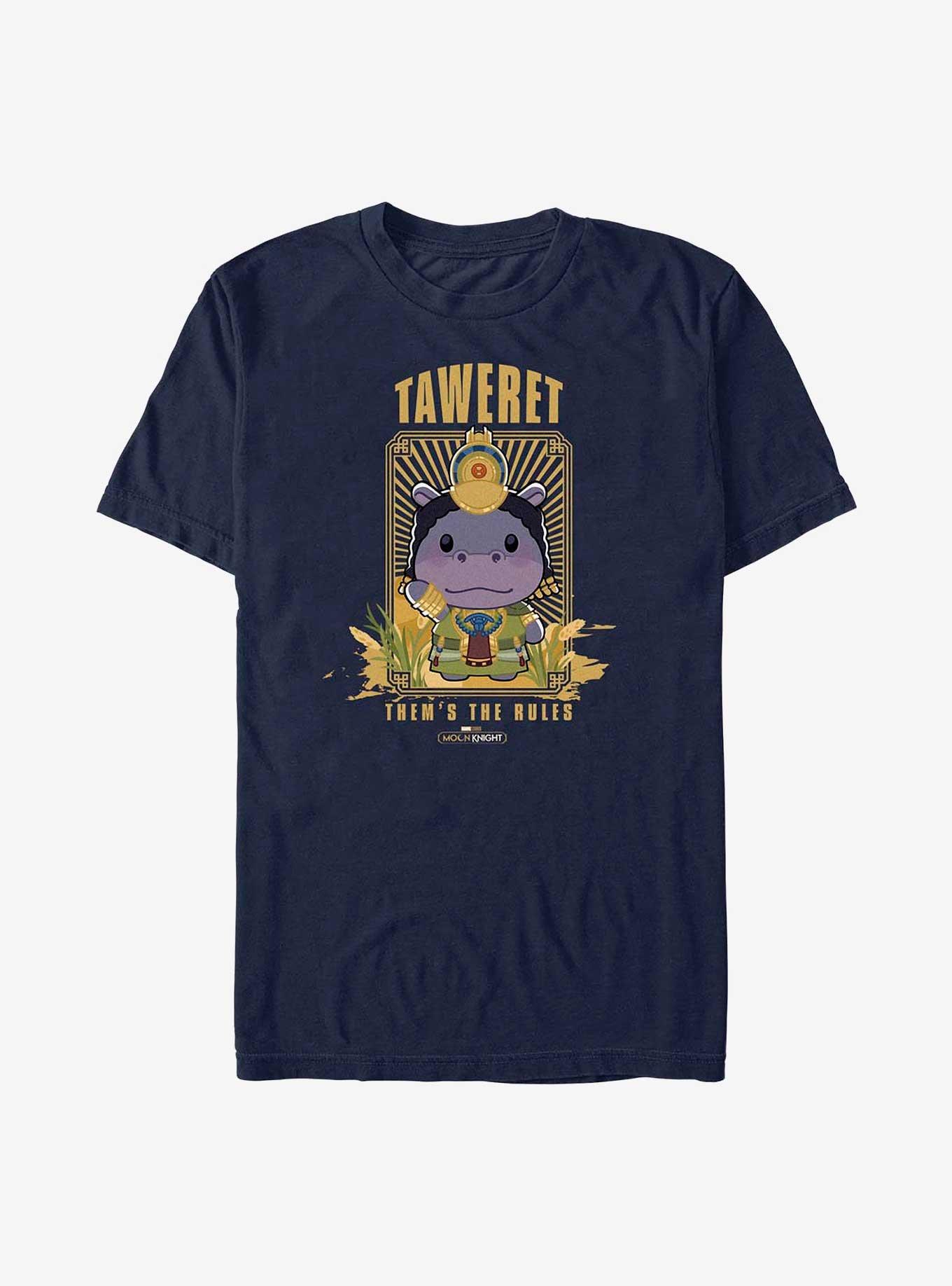 Marvel Moon Knight Tawaret Them's The Rules T-Shirt, NAVY, hi-res