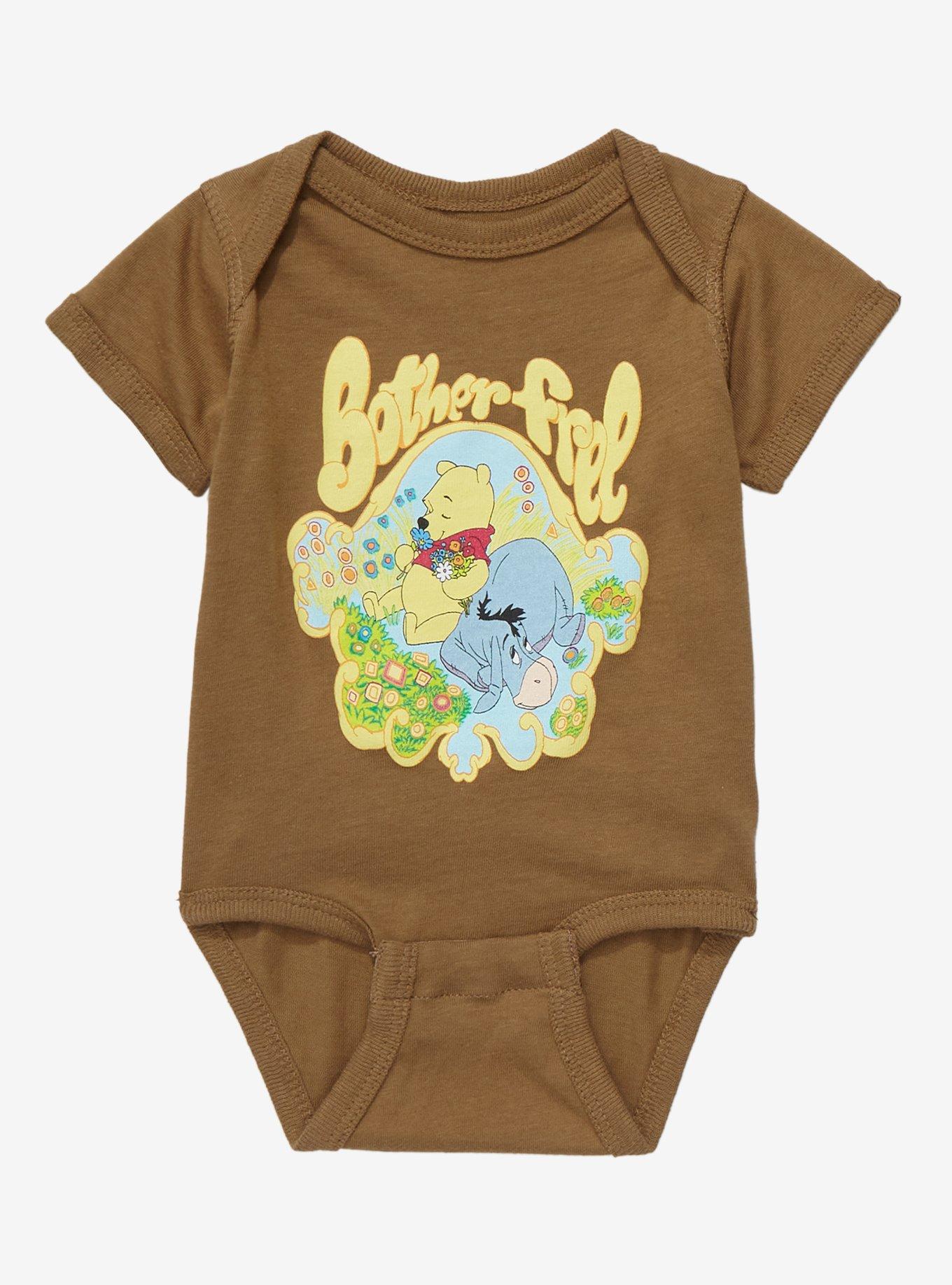 Disney Winnie the Pooh Bother Free Infant One-Piece - BoxLunch Exclusive, BROWN, hi-res
