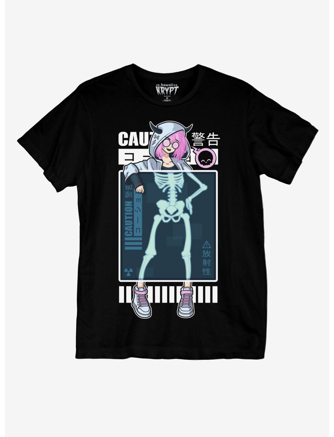 Kawaii Krypt X-Ray Girl T-Shirt, MULTI, hi-res