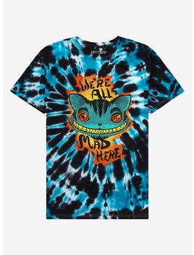 We're All Mad Here Cat Tie-Dye T-Shirt, , hi-res