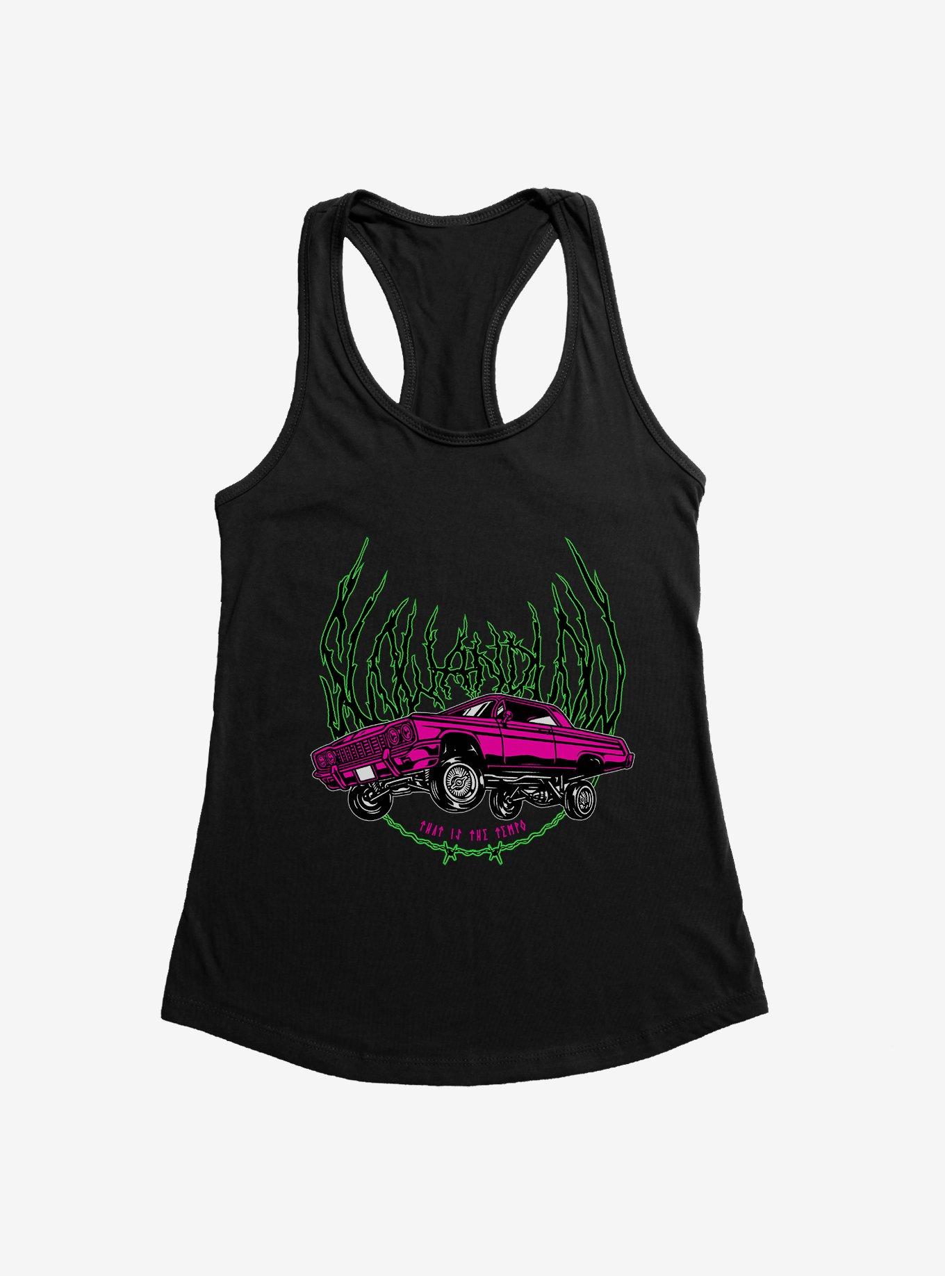 Slow And Low Tempo Womens Tank Top, BLACK, hi-res