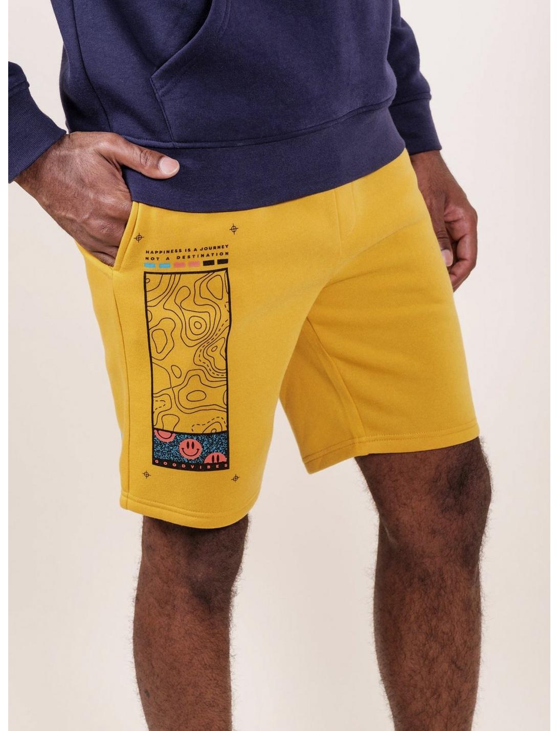 Mustard Good Vibes World Wide Shorts, DIJON MUSTARD, hi-res