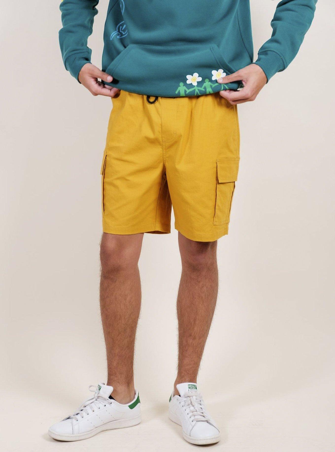 Mustard E-Waist Ripstop Cargo Short, DIJON MUSTARD, hi-res