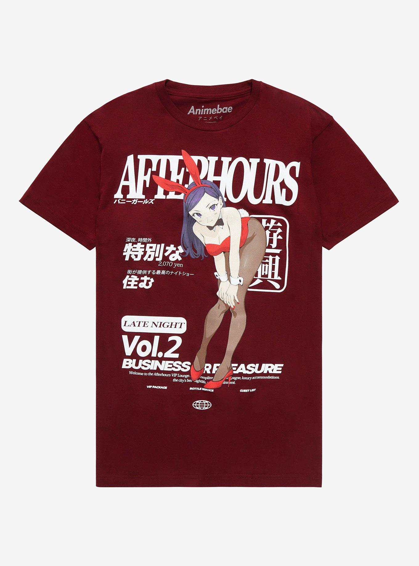 Afterhours　Hot　Vol.　Animebae　T-Shirt　Ad　Topic
