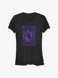 Shadow and Bone Card Tarot Girls T-Shirt, BLACK, hi-res