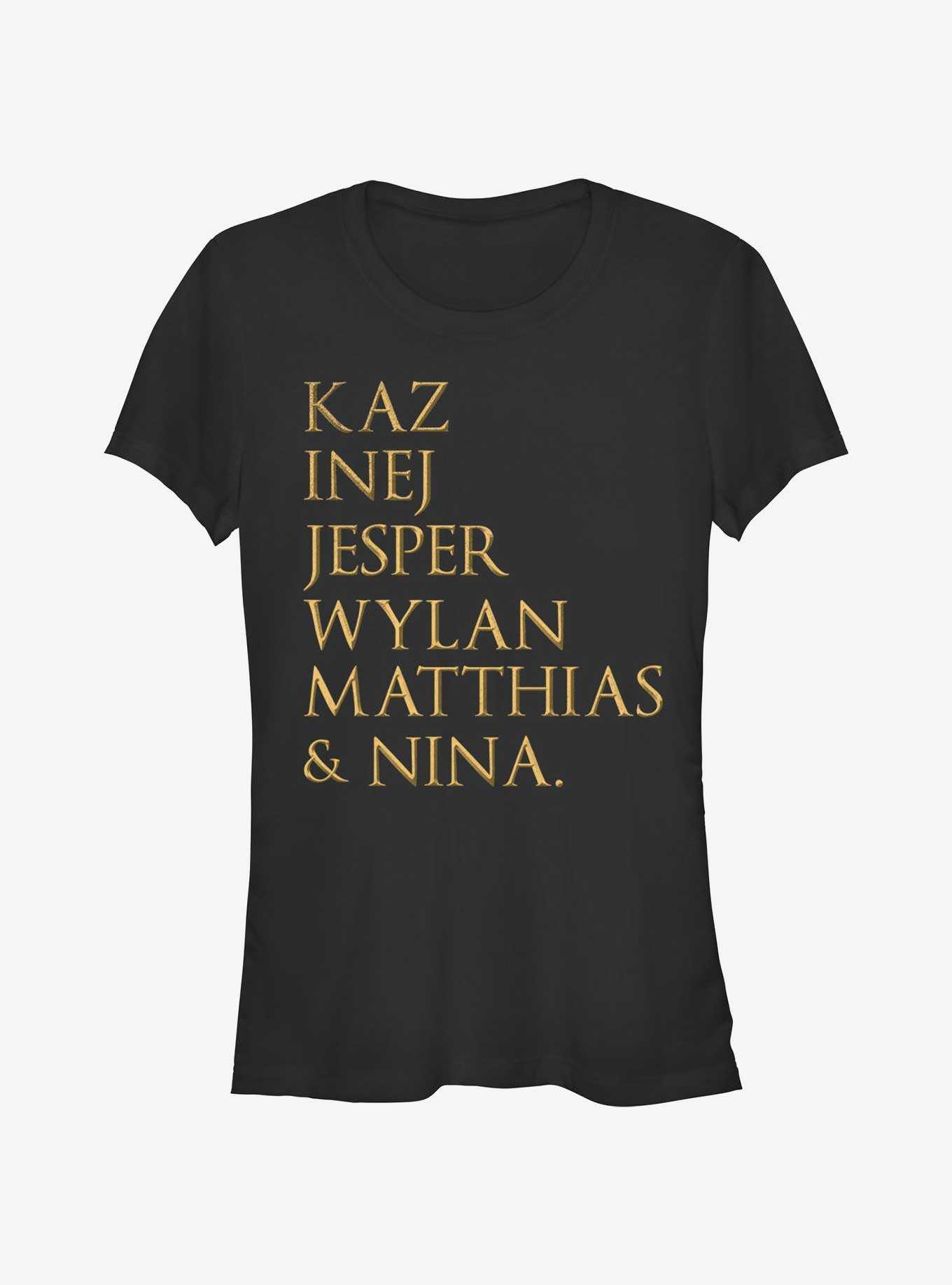Shadow and Bone Six Of Crows Character Stack Girls T-Shirt, , hi-res